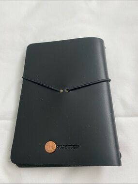 🦩Rustico Black Leather Elastic-Bound Travel Notebook🦩